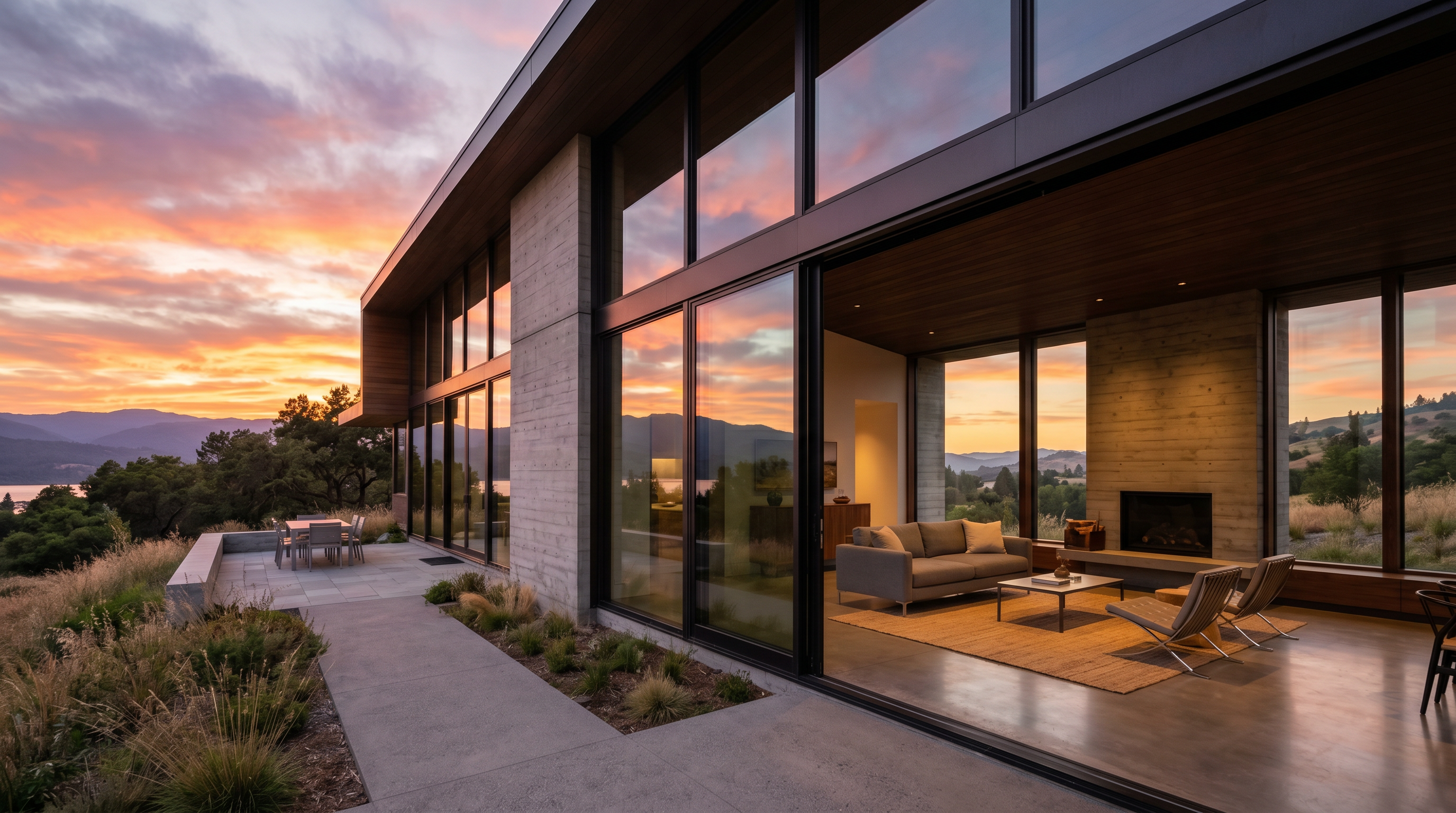 Crystal clean windows on a GTA home